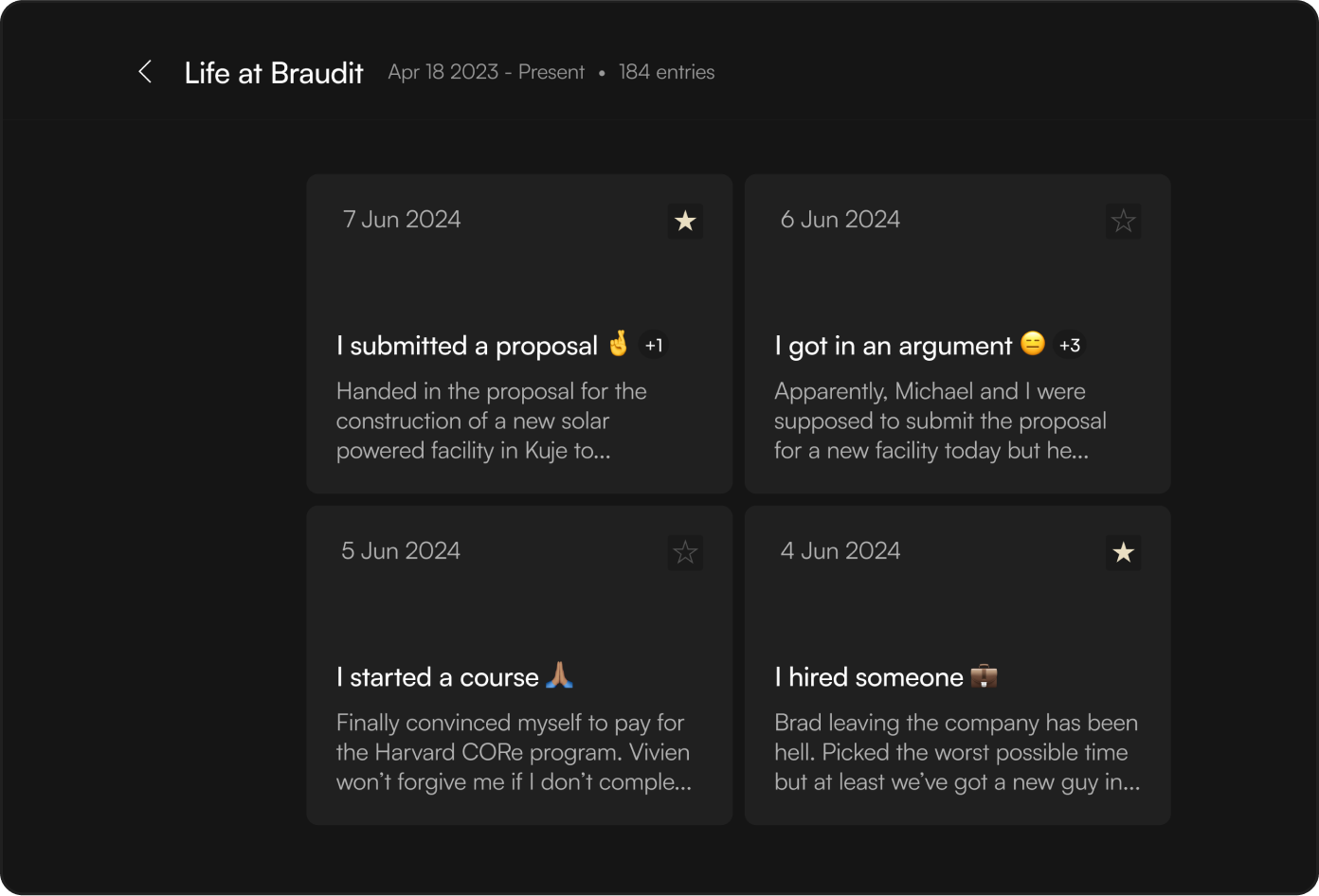 braudit.com: Document every workday